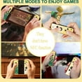 thumbnail image 4 of Contrôleurs pour Nintendo Switch, Joypad L/R avec Double Vibration, Supporte le Réveil/contrôle de Mouvement, Compatible avec Nintendo Switch/LITE/OLDE, Sans NFC, Or Magnifique pour Zelda, 4 of 5