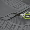 thumbnail image 3 of BDK Car Floor Rubber Mats with Cargo Trunk Floor Mats, All Weather Trimmable Liner, 3 Colors, 3 of 8