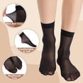 thumbnail image 2 of CAILDANL 12 Pairs Women's Ankle High Sheer Socks, 2 of 6