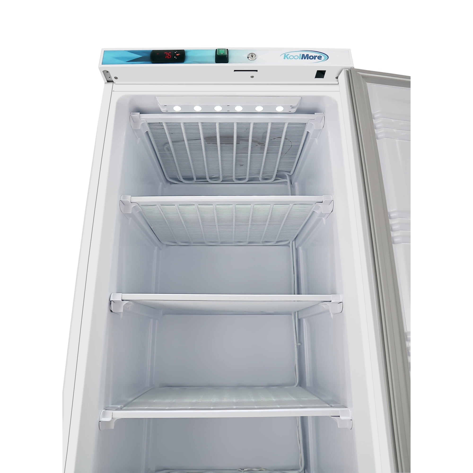 12 Cu. ft. Commercial Reach in Freezer in White Manual Defrost (KM-FMD12WH)