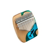 Angle View: 17 Keys Kalimba Thumb Piano Portable Finger Piano Musical Instrument Gift for Children