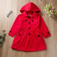 thumbnail image 2 of Lindreshi Winter Coats for Toddler Girls and Boys Toddler Kids Baby Girl Long Sleeve Solid Ruched Hooded Windproof Coat Outwear, 2 of 9