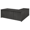 thumbnail image 3 of Regency Legacy 71 x 82 in. L Desk with Single Pedestal Drawer Unit- Ash Grey, 3 of 8