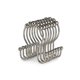 thumbnail image 1 of Anillos para cortina de ducha con rodillo de doble bola, paquete de 12, níquel cepillado, 1 of 5
