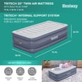 thumbnail image 2 of Open Box Bestway Air Mattress Inflatable Twin-Sized Bed with Built-In AC Pump, 2 of 9