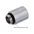 thumbnail image 4 of Unique Bargains Male to Female Extender Fitting G1/4 x 20mm for Computer Water Cooling System Silver 4pcs, 4 of 5