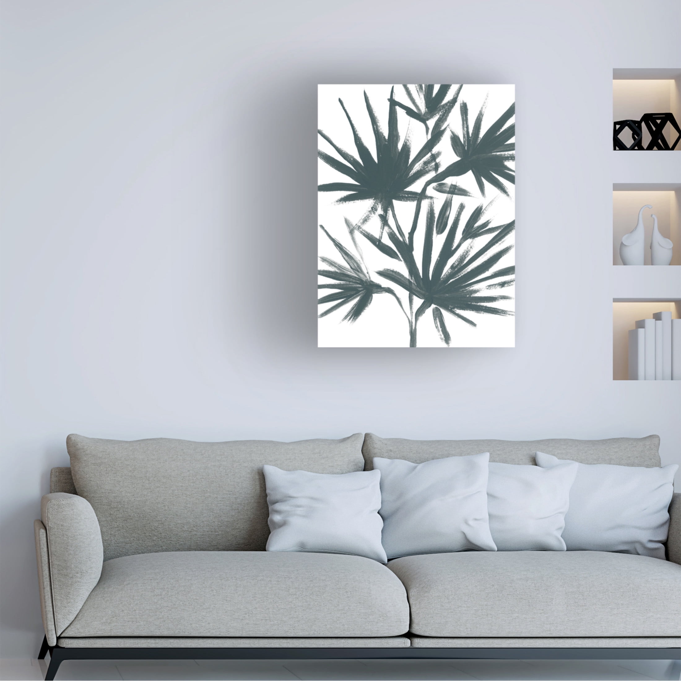 Trademark Fine Art June Erica Vess Tropical Cameo II Canvas Wall Art