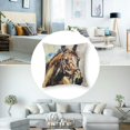 thumbnail image 5 of nygtbtfer Horse Throw Pillow Cover Vivid Pillow Case Decorative Linen Square Cushion for Home Couch Bed White, 5 of 7