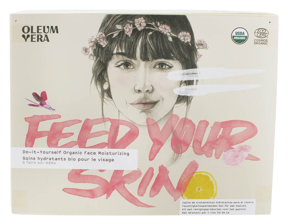 Oleum Vera Do-It-Yourself Organic Face Moisturizing Kit White