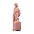 thumbnail image 2 of Figura de niña a escala 1:64, figura realista de resina que simula una maleta. Sin pintar, 2 of 9