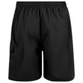 thumbnail image 3 of iBerryNY Mens Swimming Trunks, Swimwear Suit, Mesh Lining, Cargo Pocket, Black, Medium, 3 of 6