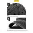 thumbnail image 4 of Gorras de béisbol lavadas de algodón vintage, sombrero de papá desgastado ajustable de perfil bajo no estructurado para hombres y mujeres, 4 of 5