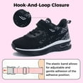 thumbnail image 5 of JOYFON Kids Running Shoes for Boys Girls Children Tennis Sports Athletic School Walking Sneakers Black Little Kids Size 10.5, 5 of 5