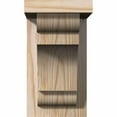 thumbnail image 2 of 5 1/2"W x 10"D x 10"H New Brighton Smooth Corbel w/Backplate, Douglas Fir, 2 of 9