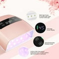 thumbnail image 4 of 96W Rechargeable Led Nail Lamp, Faster Gel Nail Dryer Nail Light With 4 Timer Smart Sensor Large Space Portable Handle Nail Dry Machine, For Gel Nail Polish, 4 of 8