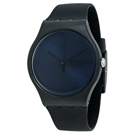 - Swatch Black Rebel Mens Watch SUOB702