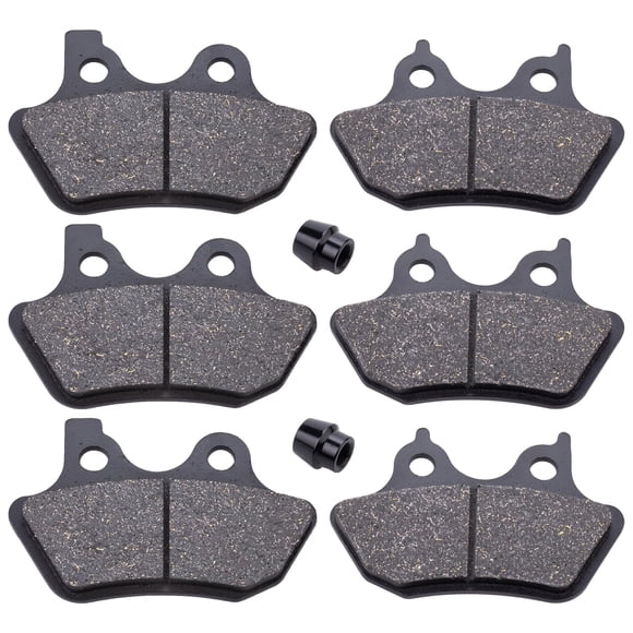 MWMNUN Pastillas de freno delanteras y traseras para Harley Davidson Softail Fat Boy Heritage Classic FLHRCi Road King Classic Touring FLHT Road Glide Dyna Electra Glide Sportster XLH883R/2000-2007