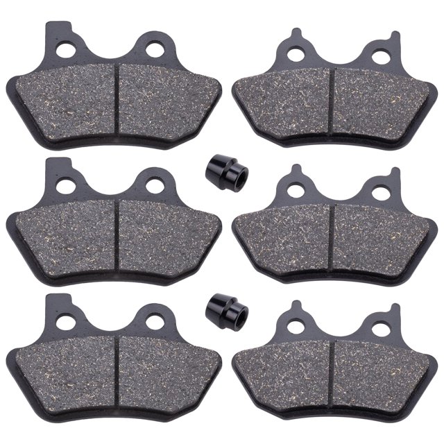 MWMNUN Pastillas de freno delanteras y traseras para Harley Davidson Softail Fat Boy Heritage Classic FLHRCi Road King Classic Touring FLHT Road Glide Dyna Electra Glide Sportster XLH883R/2000-2007