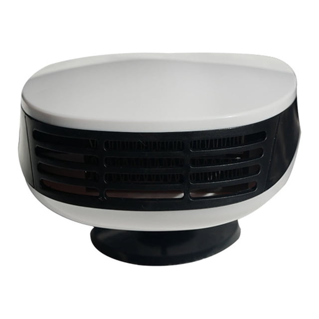 White 12V Car Heater With Abs And Copper Wiring For Defrosting And Demisting With Easy Adjustment