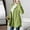 Green, variant on Hrsba Jackets for Women Trendy, Coats for Women Fall Winter Solid Color Hooded Button Cardigan Long Sleeve Fleece Outerwear