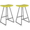 thumbnail image 2 of SAFAVIEH Akito 30"H Mid-Century Bar Stool, Green/Black, Set of 2, 2 of 7
