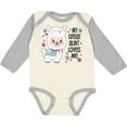 thumbnail image 3 of Inktastic My Great Aunt Loves Me- cute and happy llama Boys or Girls Long Sleeve Baby Bodysuit, 3 of 5