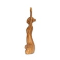 thumbnail image 5 of 10" Wooden Handmade Mini Yoga Figurines, Yoga Pose Statue, Yoga Room Studio Decor, Mindful Home Decor Yogi Gift, Decorative Shelf Decor Objects - Easy Pose, 5 of 6