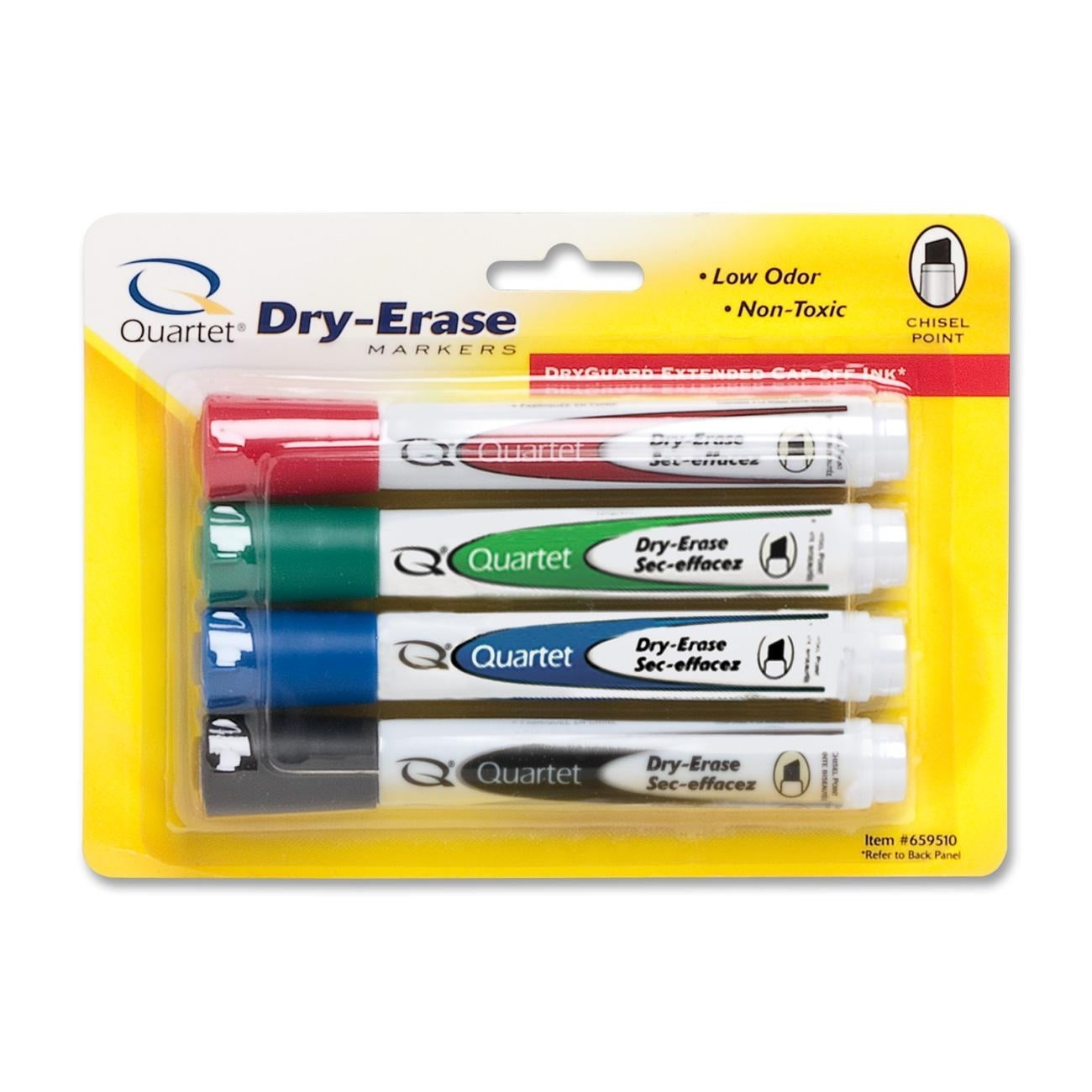 Quartet Dry Erase 4 Marker Assorted 659510Q
