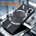 thumbnail image 4 of Compatible Shockproof Clear Case for Nothing Phone 2 Case with Camera Protection,Anti-Yellowing Protective Bumper Silicone PC Hybrid Translucent Back Slim Cover Nothing Phone (2) Case 2023-Black, 4 of 7