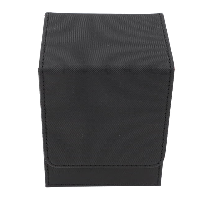 Card Deck Box, PU Leather Multifunctional Card Storage Box with Closure for 100 Cards or More