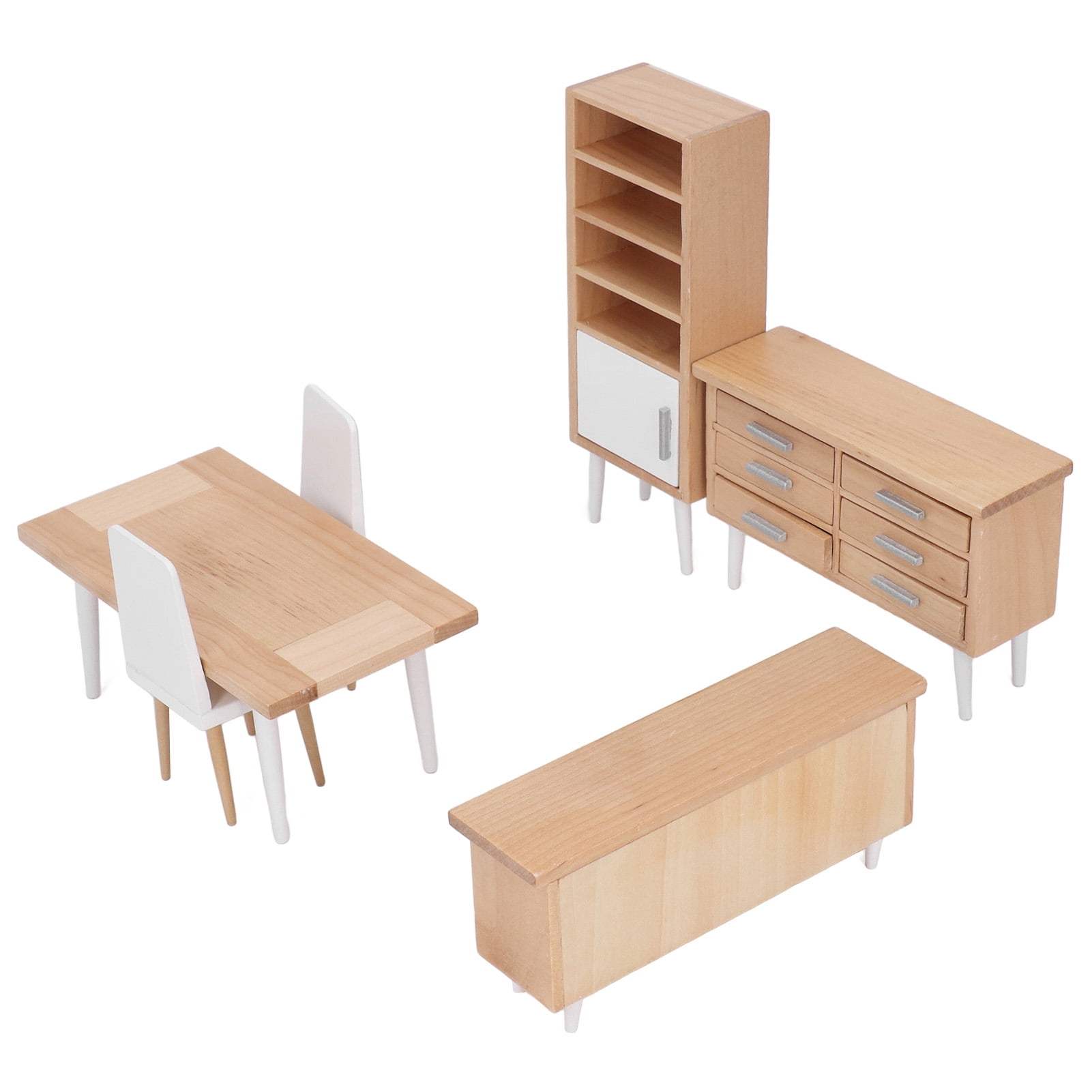 Las Mejores Ofertas En 1:6 De Madera Sin Marca Casas De Muñecas Y Miniaturas Ra Casas De Muñecas | EBay