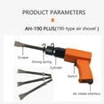thumbnail image 4 of 65mm Air Hammer Professional Handheld Pistol Gas Shovels Rust Remover Pneumatic Tool ,Easy to Use, 4 of 5