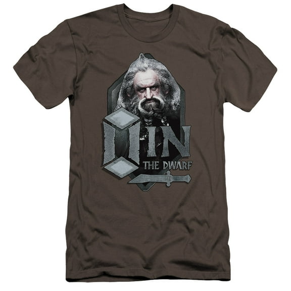 The Hobbit Oin Premium Canvas Adult Slim Fit 30/1 T-Shirt Charcoal