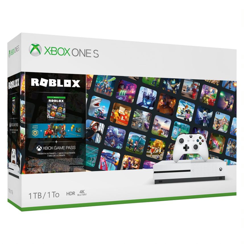 Microsoft Xbox One S 1tb Roblox Console Bundle 234 01214 Walmart Com Walmart Com