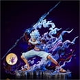 thumbnail image 1 of Figura grande de Luffy de One Piece, figura de acción de lucha de 9,5 pulgadas de Anime One Piece Luffy 5th Gear, estatua de juguete de regalo (Luffy 5th Gear), 1 of 5