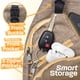 thumbnail image 3 of Mochila Nupouch, antirrobo, bandolera, gris, 3 of 7