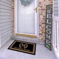 thumbnail image 2 of Felpudo De Bienvenida Para Exteriores De Estilo Negro Para La Puerta Principal Felpudo De Bienvenida Para Exteriores Para La Entrada Felpudo Fino Para Patio, 2 of 3