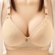 thumbnail image 2 of Sujetadores de ropa interior con hebilla no magnética y anillo de acero de Color sólido de talla grande para mujer Fridja  nalpqowj32334, 2 of 4