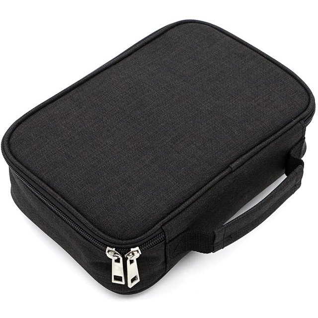 High Capacity Zipper Pens Pencil Case- Multi-Functional Stationery Pencil Pouch 72 Slots Colored Pencil Case Portable Pencil Bags with 2 Removable Sleeves