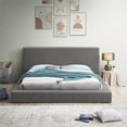 thumbnail image 5 of Meridian Furniture Terra Grey Boucle Fabric King Bed, 5 of 37