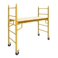 thumbnail image 1 of Empileur 6 Pieds Échafaudage Utilitaire Intérieur Portable avec Roues de Verrouillage, 1 of 5