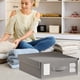 thumbnail image 1 of Bolsa Plegable para Guardar Ropa Lmh240605251 | Organizador Transpirable de Tela No Tejida con Asas Reforzadas y Cremallera de Acero Inoxidable | Organizador Plegable para Mantas y Ropa de Cama para, 1 of 6