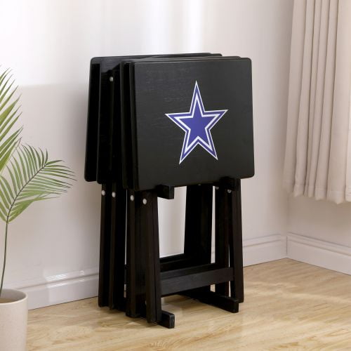 Dallas Cowboys TV Snack Trays w/ Stand