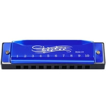 Raindrops Diatonic Harmonica for Beginners Blue ABS Musical Instrument Home Use