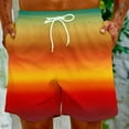 thumbnail image 4 of Gyedtr Men's Flower Flat Front Casual Hawaiian Shorts Funny Bachelor Beach Partys Gifts for Your Boy-friends Tall Size On Clearances, 4 of 9