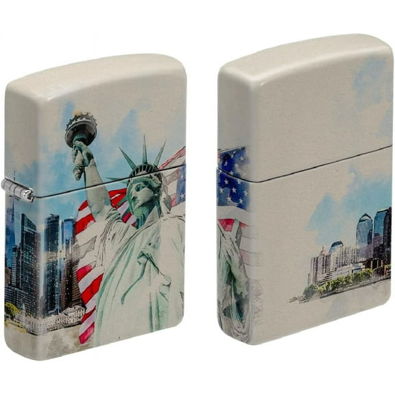Zippo Lighter-USA City and States Lighter NY Statue of Liberty 540 Color #Z6012