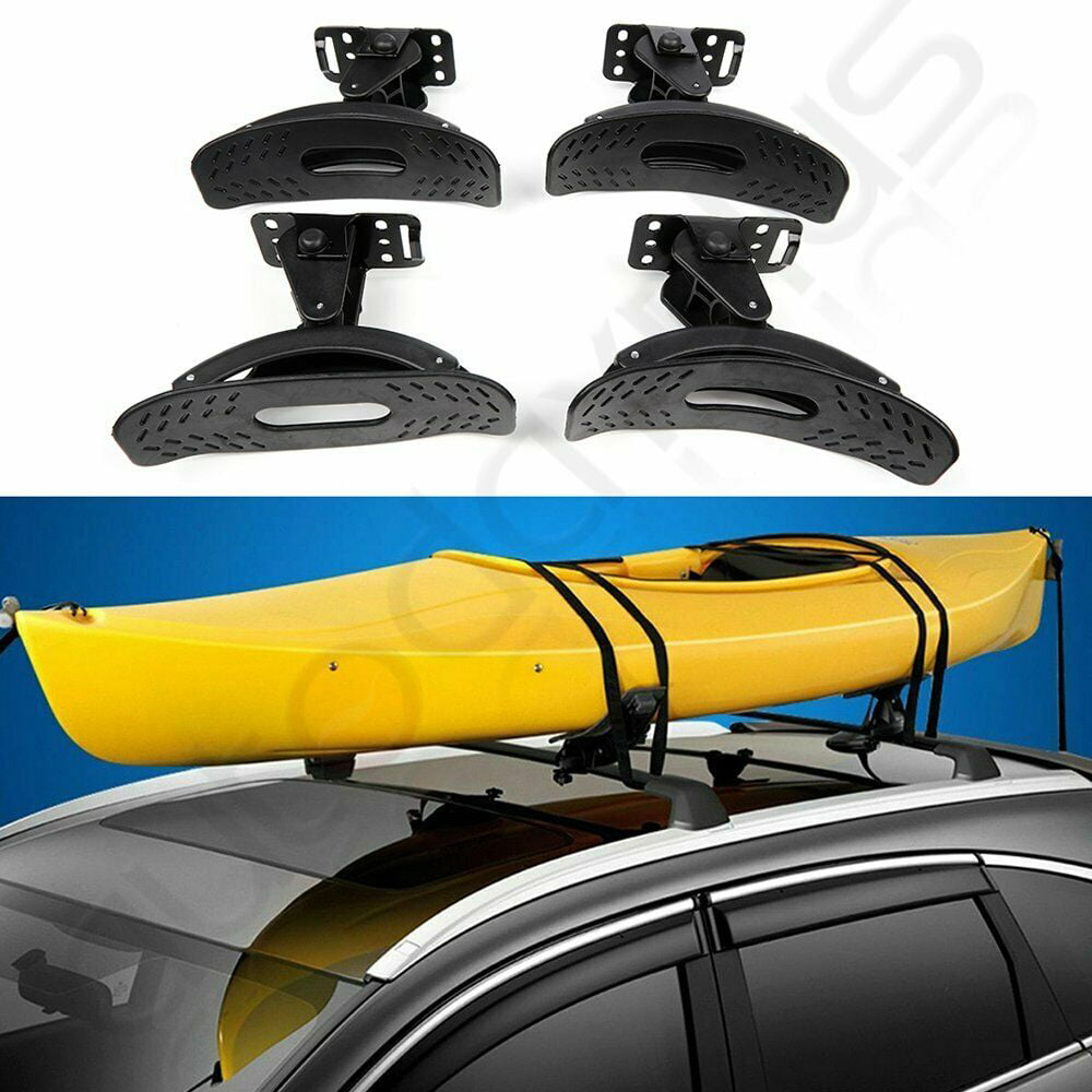4pcs Kayak Roof Rack Universal Canoe Boat Car For SUV Truck Top Mount Carrier
