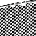 thumbnail image 3 of Black and White Small Checkered Pattern Shower Curtain 36"x72" ,Bathroom Decorative Shower Curtains Set with 12 Hooks,Modern Waterproof Washable Shower Curtain, 3 of 6
