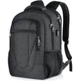 thumbnail image 1 of Mochila de viaje para portátil BIKROD 45 L extra grande de 18.4 pulgadas, negra, 1 of 6