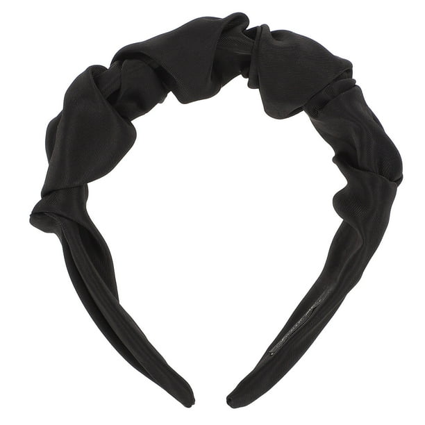 Diadema trenzada de color puro, elegante diadema, tocado de moda para mujeres y niñas.